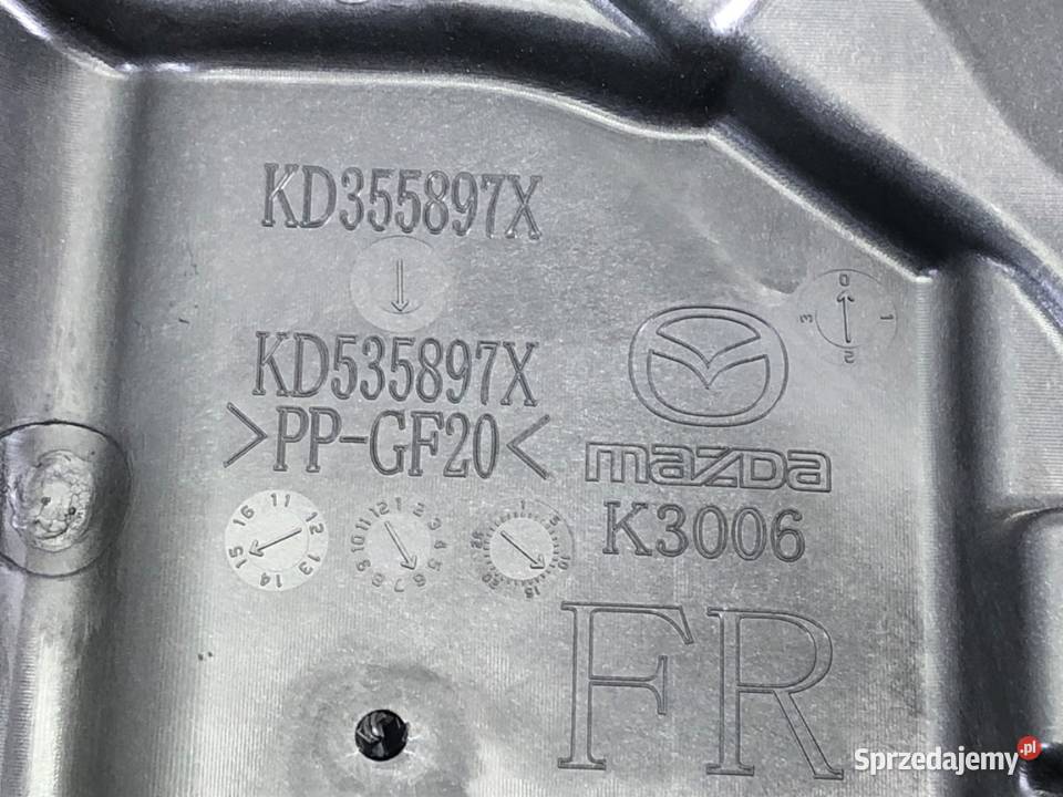 PODNOŚNIK SZYBY PRAWY PRZÓD MAZDA CX5 KD355897X osobowe