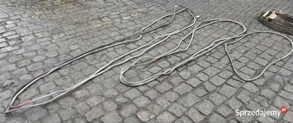 Pętla Lina stalowa elastyczna 63tony fi21mm 2m