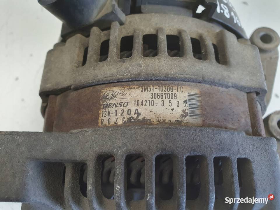 ALTERNATOR Ford C 18 16V denso 3M5T10300LC 120A Rudka
