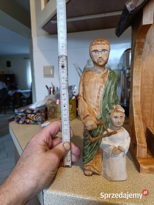 kapliczki figurki drewniane św Józef Franciszek Czarków