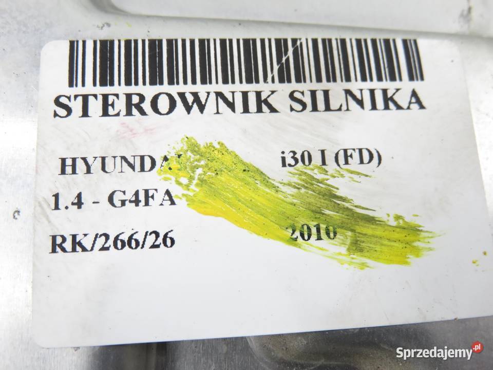 STEROWNIK HYUNDAI i30 I FD 14 G4FA 391122B127 małopolskie