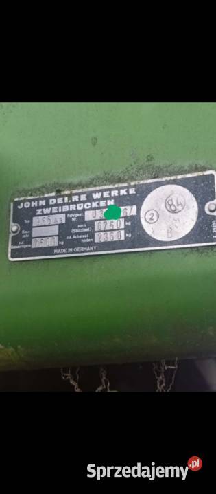 Kombajn John Deere 955 A3 Kabina wielkopolskie Włodzimierz