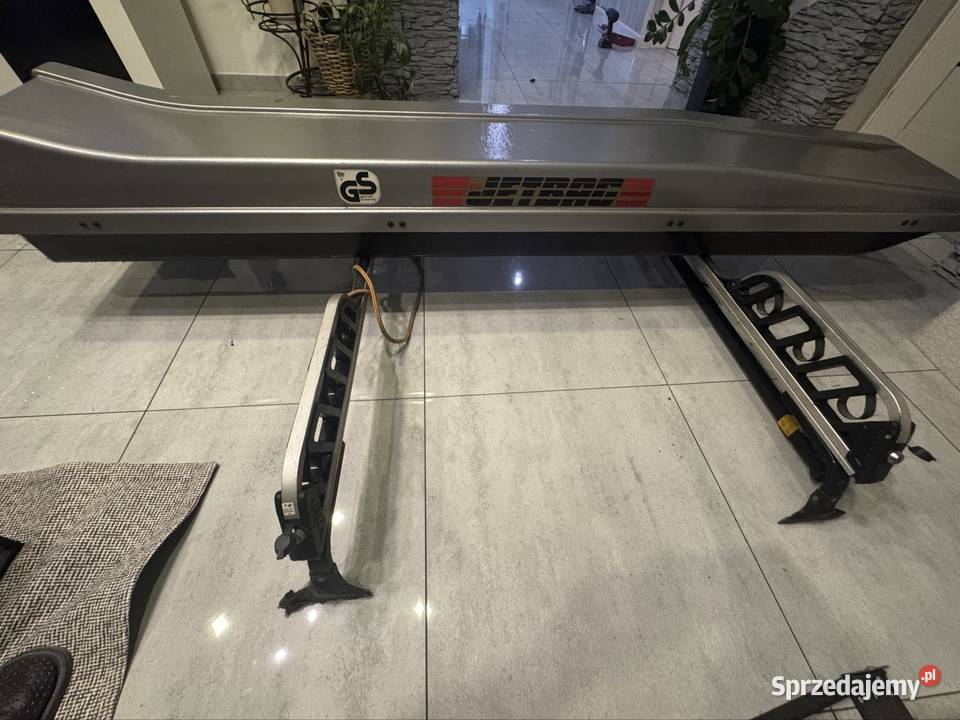 Bagażnik box dachowy na narty i na rowery