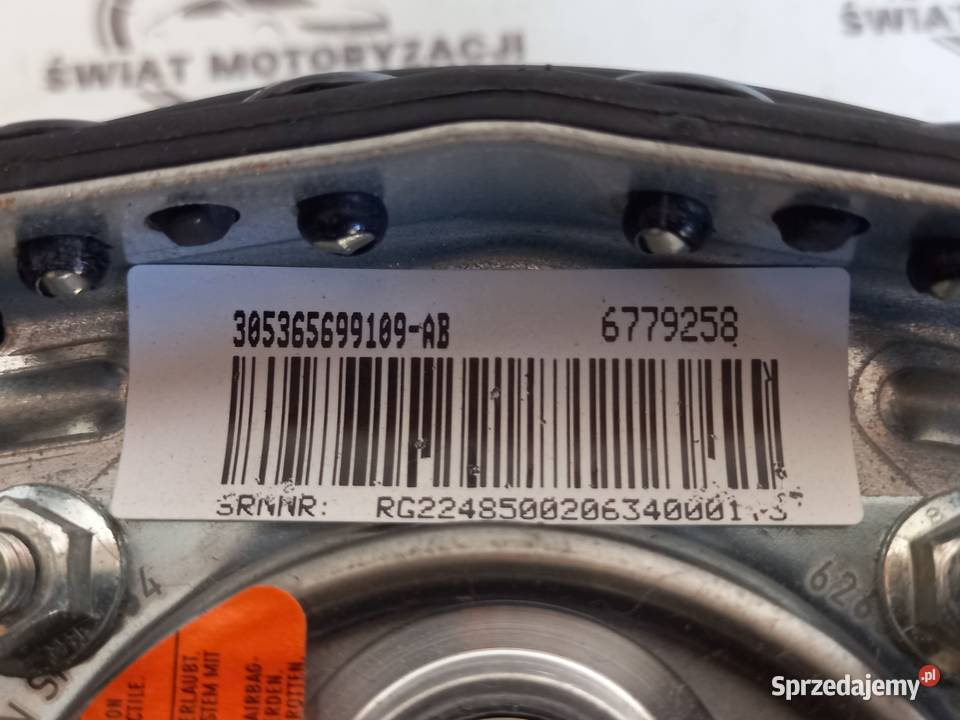 MINI COOPER S R53 07r AIRBAG poduszka kierowcy Kielce sprzedam