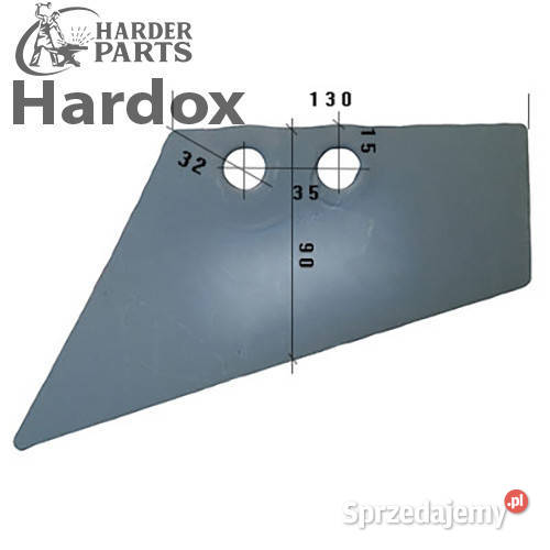 Lemiesz przedpłużka HARDOX 50605L części do Suwałki sprzedam