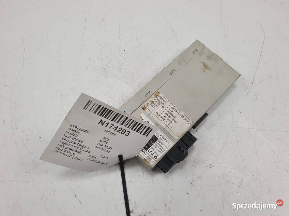 MODUŁ BMW E60 530D 6943851 osobowe Lipno
