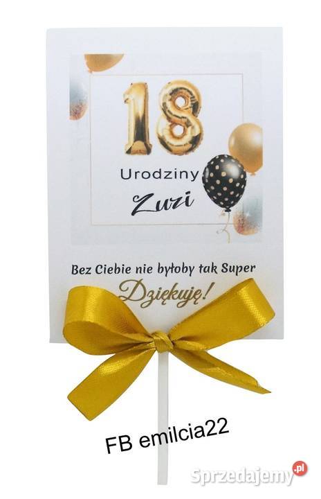 Lizaki jako podziękowanie gości z okazji urodzin Pozostałe Moda i Styl lubuskie sprzedam