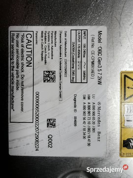 Mercedes Gle W167 sterownik moduł A0009006520 Złocieniec sprzedam