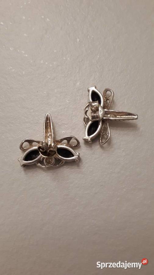 Kolczyki srebrne ważki Kolczyki Kolczyki