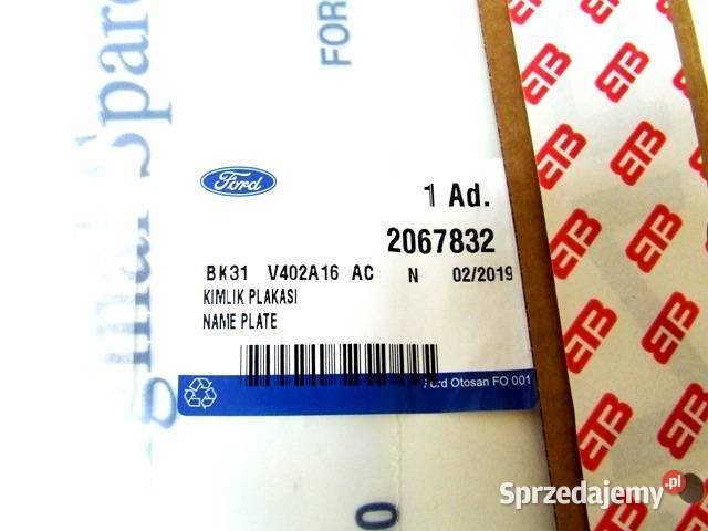 EMBLEMAT ZNACZEK NAPIS LOGO TYŁ TYLNY FORD Głogów
