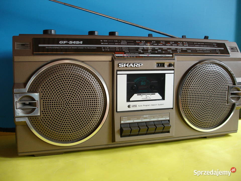 Radiomagnetofon SHARP GF5454HB Zielona Góra
