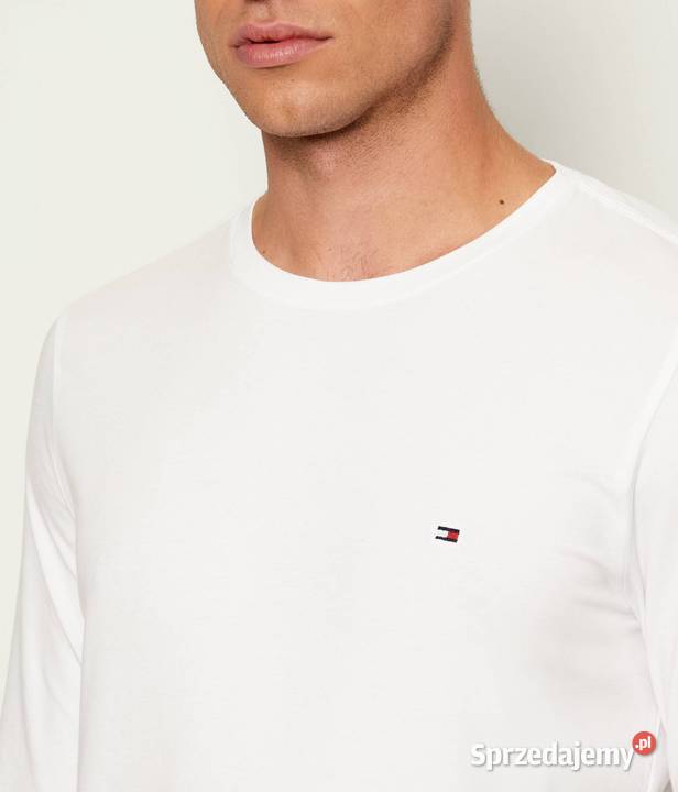 Longsleeve Tommy Hilfiger najwyższa jakość biały