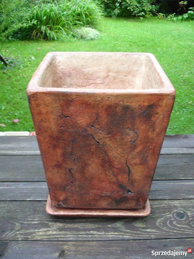 Sprzedam ceramiczną donicę spodek 40 x 31 Jelenia Góra sprzedam