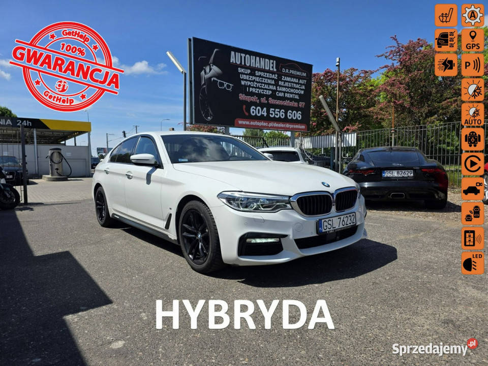 BMW 530 20 Hybryda 299 Kamery 360 Automat Full komputer pokładowy Słupsk sprzedam