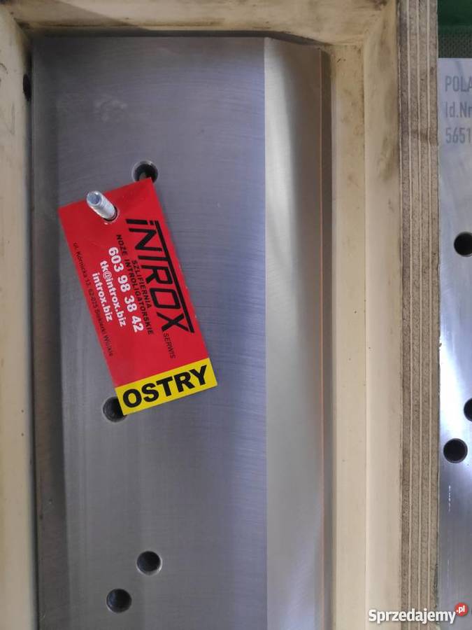 krajarka trójnóż gilotyna ostrzenie szlifiernia Jarocin