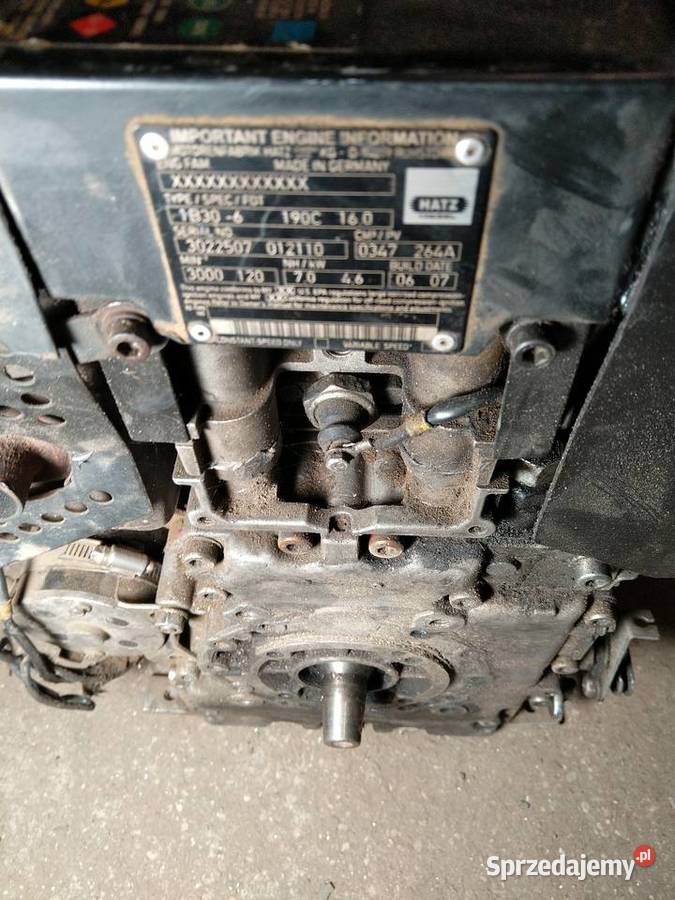 Hatz diesel silnik 1 cylindrer