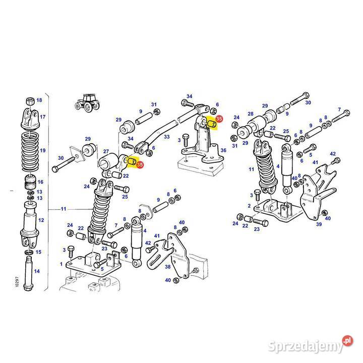 TULEJKA ZAWIESZENIA KABINY FENDT 800 Zambrów