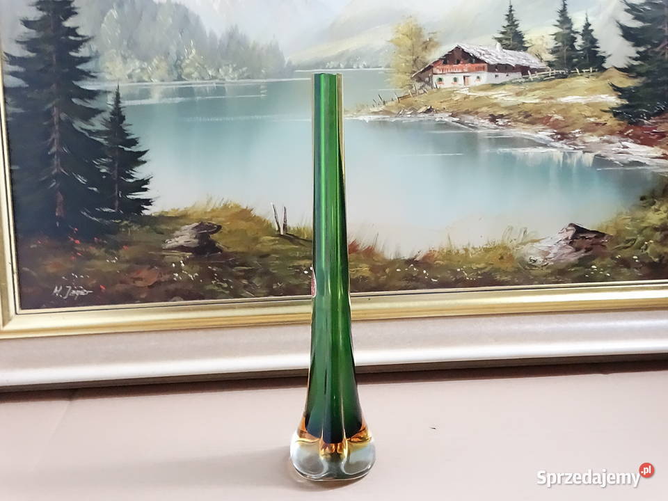 Wazon Murano Glass Sommerso 30 Vintage Włochy z Biłgoraj sprzedam