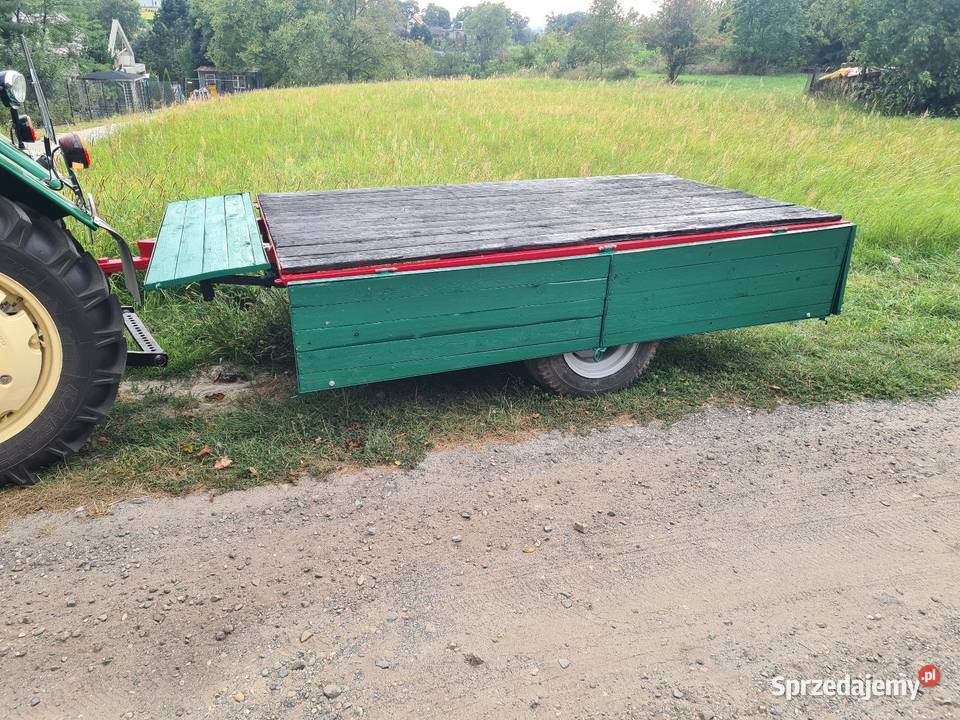 Przyczepa rolnicza jednoosiowa Pogrzebień