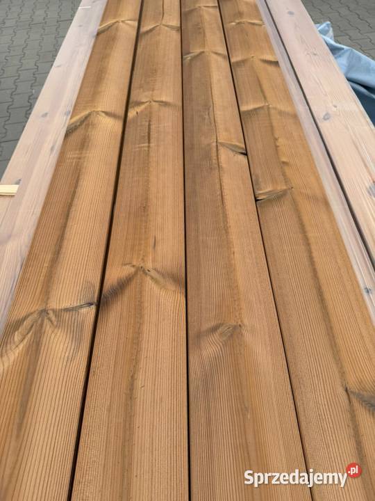 Deska tarasowa thermo termo sosna termo gładka