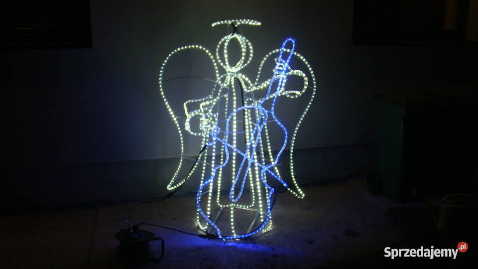Anioł 3D z wiolonczela LED ozdoba świąteczna Gdów sprzedam