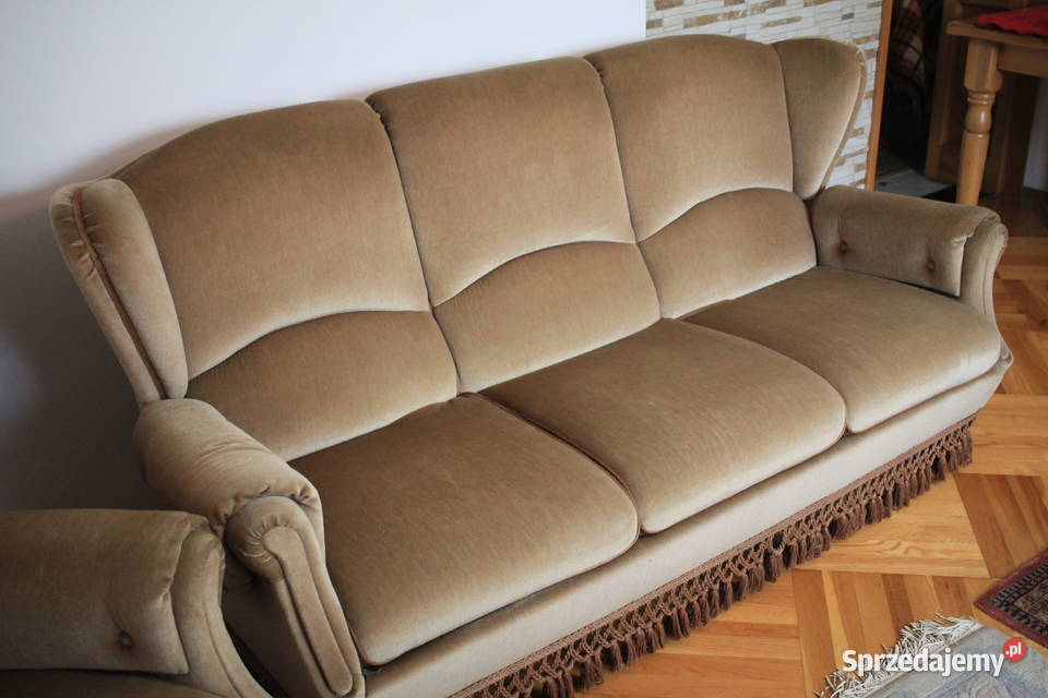 Piękny komplet wypoczynkowy trójka fotel Komplety wypoczynkowe śląskie Pszczyna