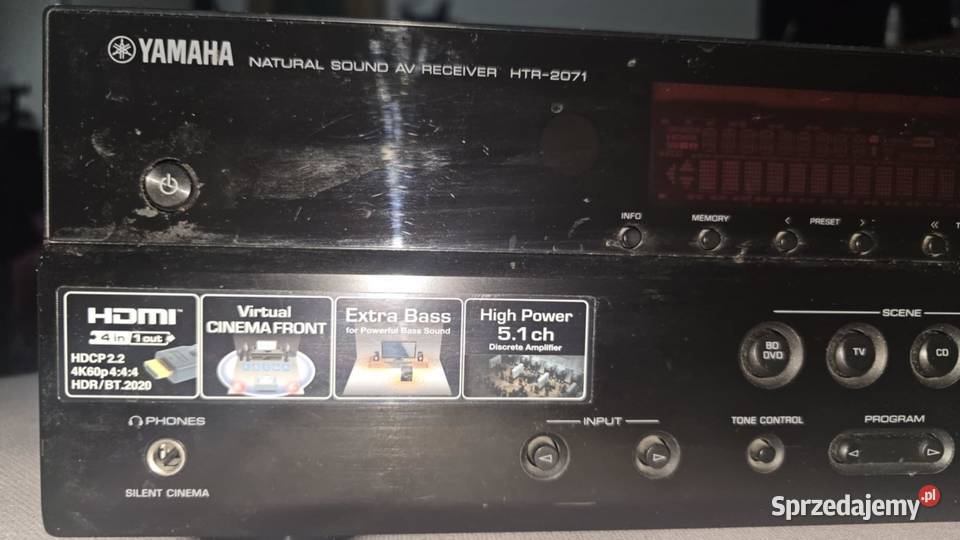 Yamacha HTR2071 Wzmacniacze i pokrewne