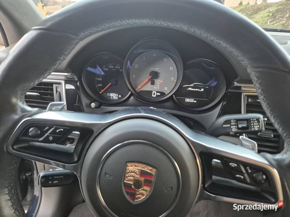 Porsche Macan S 30 2015 delikatnie uszkodzony na Macan