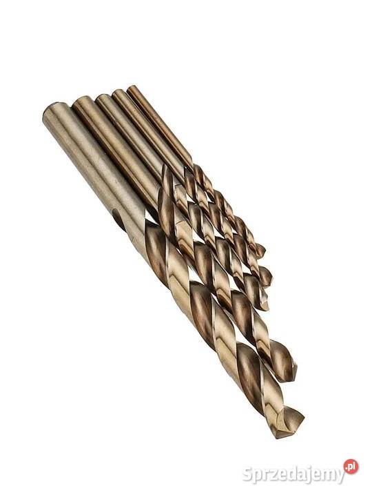 Wiertła kobaltowe 5 M35 do metalu Zestaw 5 el Wiertła Warszawa