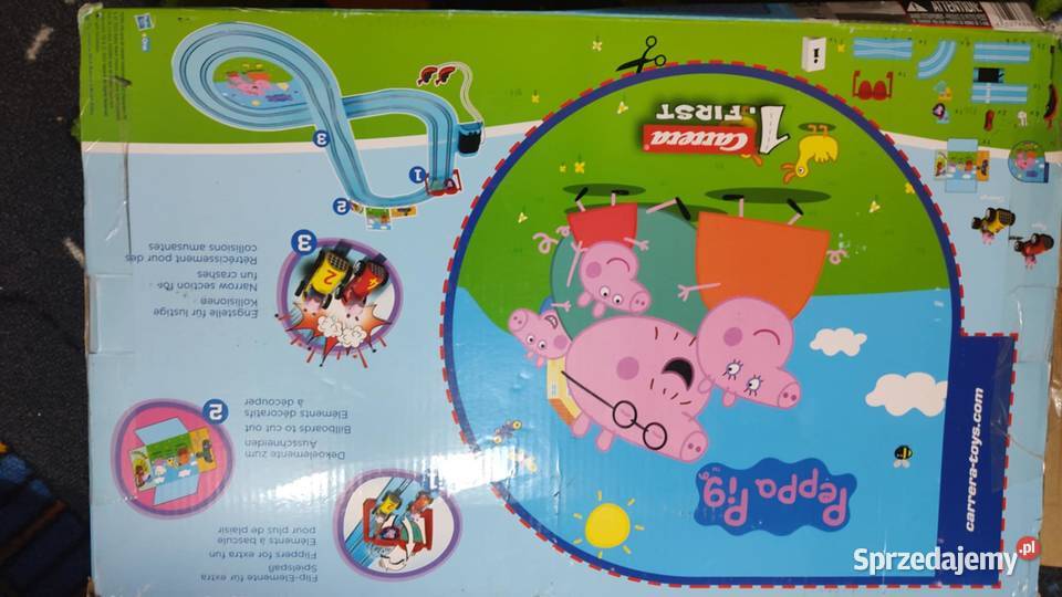 świnka peppa tor samochodowy carrera Książ Wielkopolski