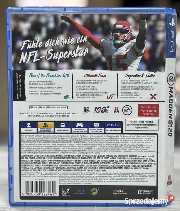 gra 4 madden 20 Elbląg