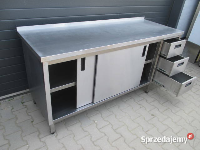 Stół Gastronomiczny Drzwi Suwane Szuflady 2 Ostrów Wielkopolski