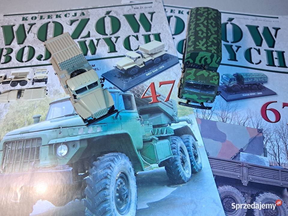 Kamaz 43101 i BM21 Grad w skali 172 mazowieckie Warszawa