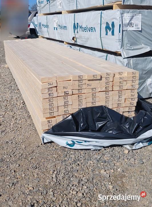 45x145 C16 Suche drewno konstrukcyjne Świerk Drewno budowlane Uszew