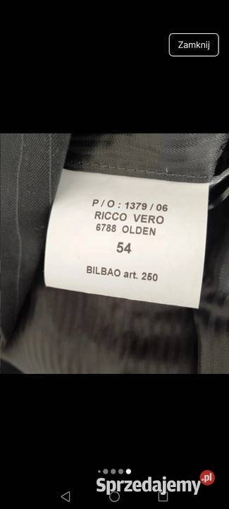 Marynarka czarna tenisowy prążek oversize