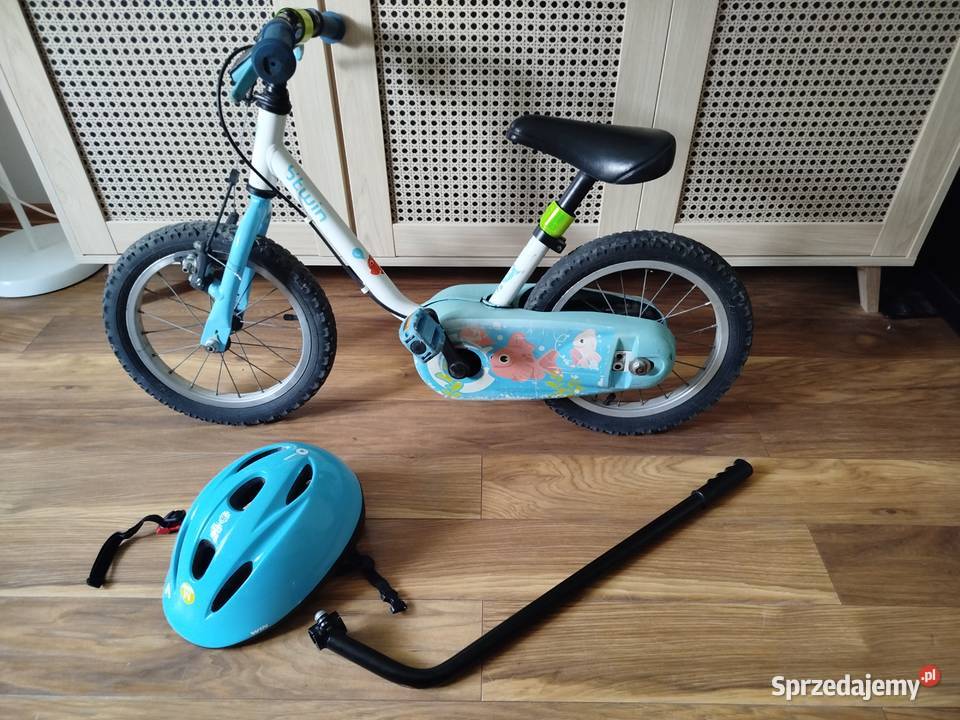 Rower dziecięcy 14 BTwin Aqua rączka do nauki sprzedam