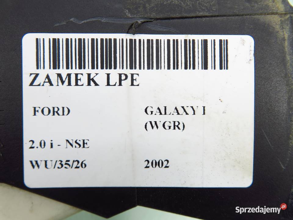 ZAMEK LEWY PRZEDNI FORD GALAXY I 9 PIN Zamki, wkładki i kluczyki