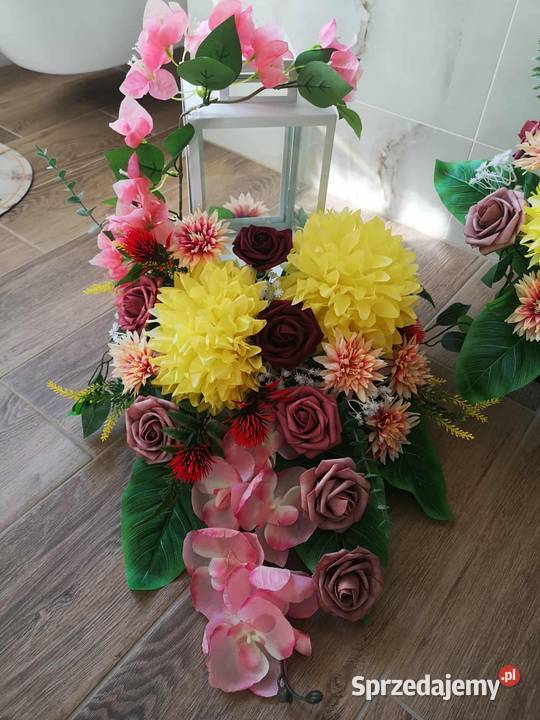 Wiązanka na grób komplet Wszystkich Świętych Łódź