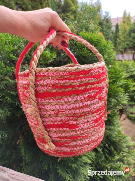 shopper koszyk torba kosz osłonka słomiany boho Kielce sprzedam