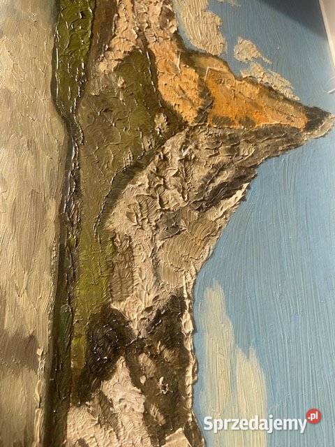 Matterhorn obraz olejny sygnowany Peter Vogl Legnica