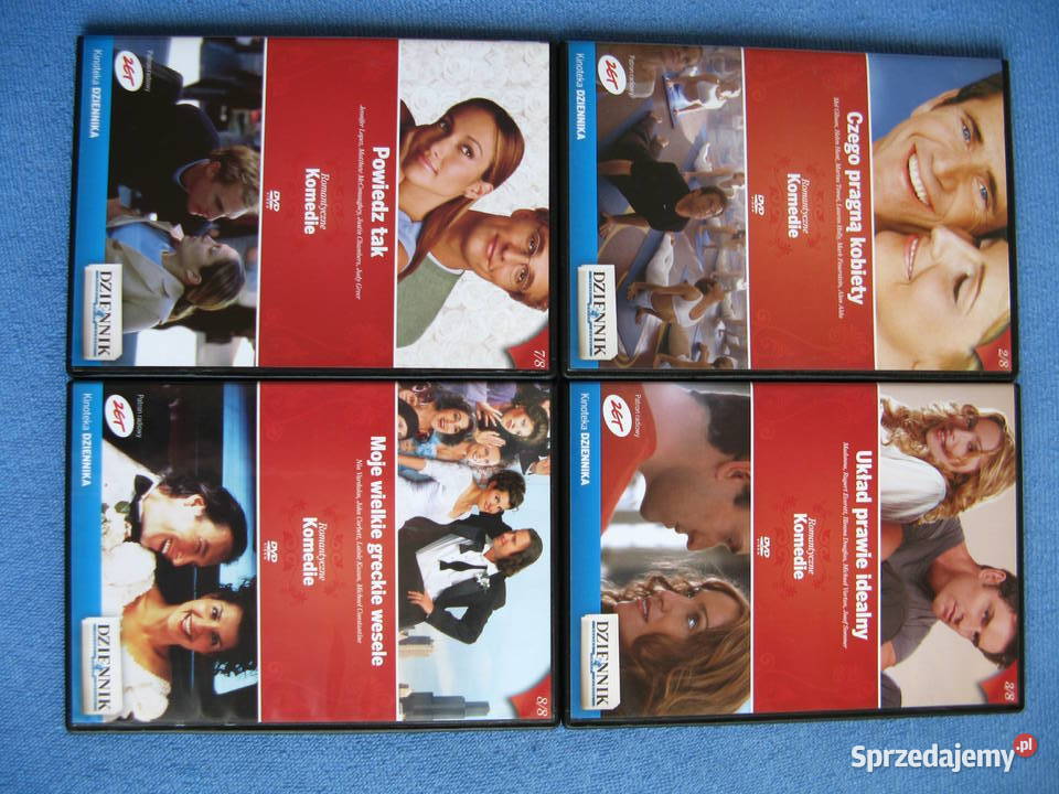 Romantyczne komedie 4 DVDPowiedz tak Czego 3 i więcej Poznań