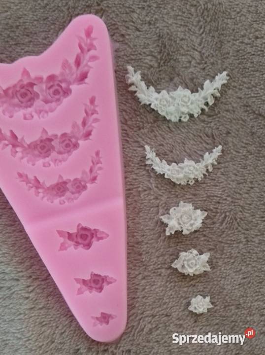 Forma silikonowa kwiaty róże róża z różami Tarnowskie Góry