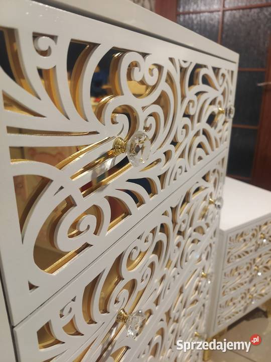 Zestaw komplet komoda dwie szafki nocne Meble do sypialni małopolskie Nowy Sącz