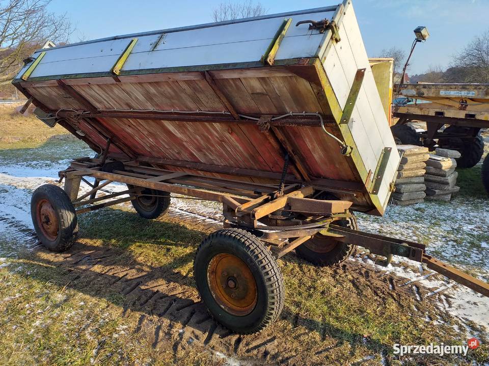 Przyczepa dwuosiowa wywrotka kiper mikrociągnik Wywrotki Zielona Góra