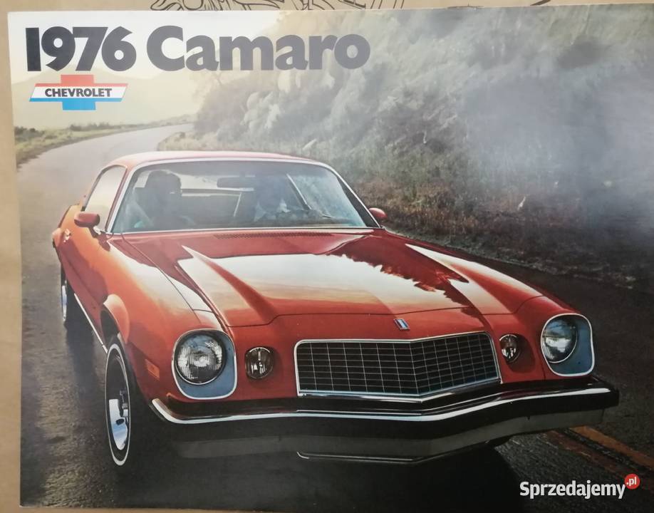 1976 Chevrolet Camaro USA prospekt folder Kraków