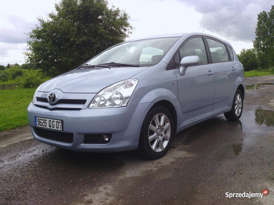TOYOTA COROLLA VERSO SIEDMIOOSOBOWA centralny zamek sprzedam