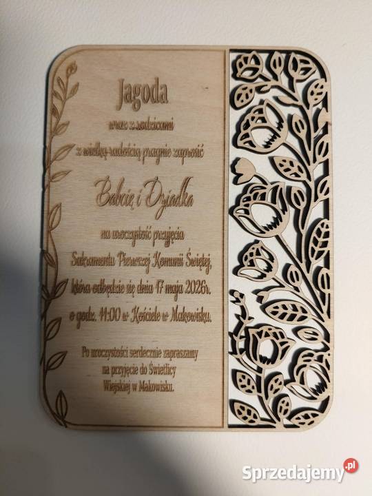 Zaproszenia Komunijne Jarosław