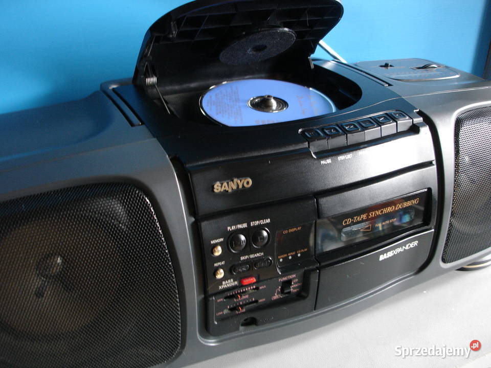 Radiomagnetofon z CD SANYO MCDZ16L lubuskie Zielona Góra sprzedam