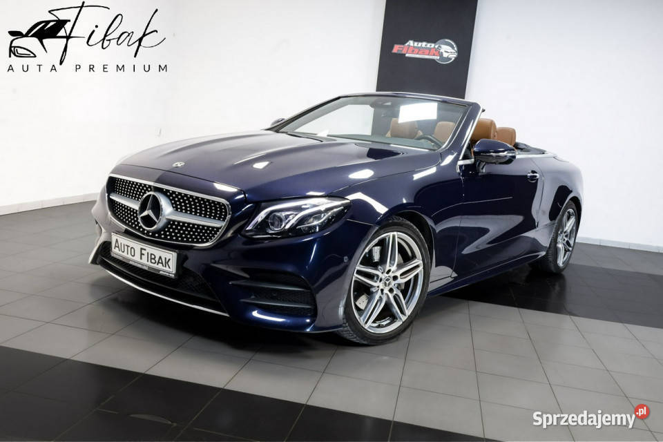 Mercedes E 220 E220dCabrioNiski przebiegAMG centralny zamek