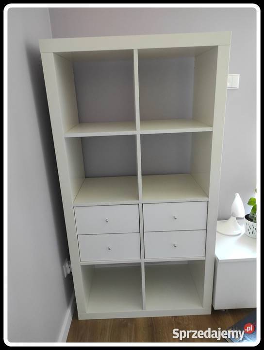 IKEA regał szafka z szufladami kallax biały Płock sprzedam